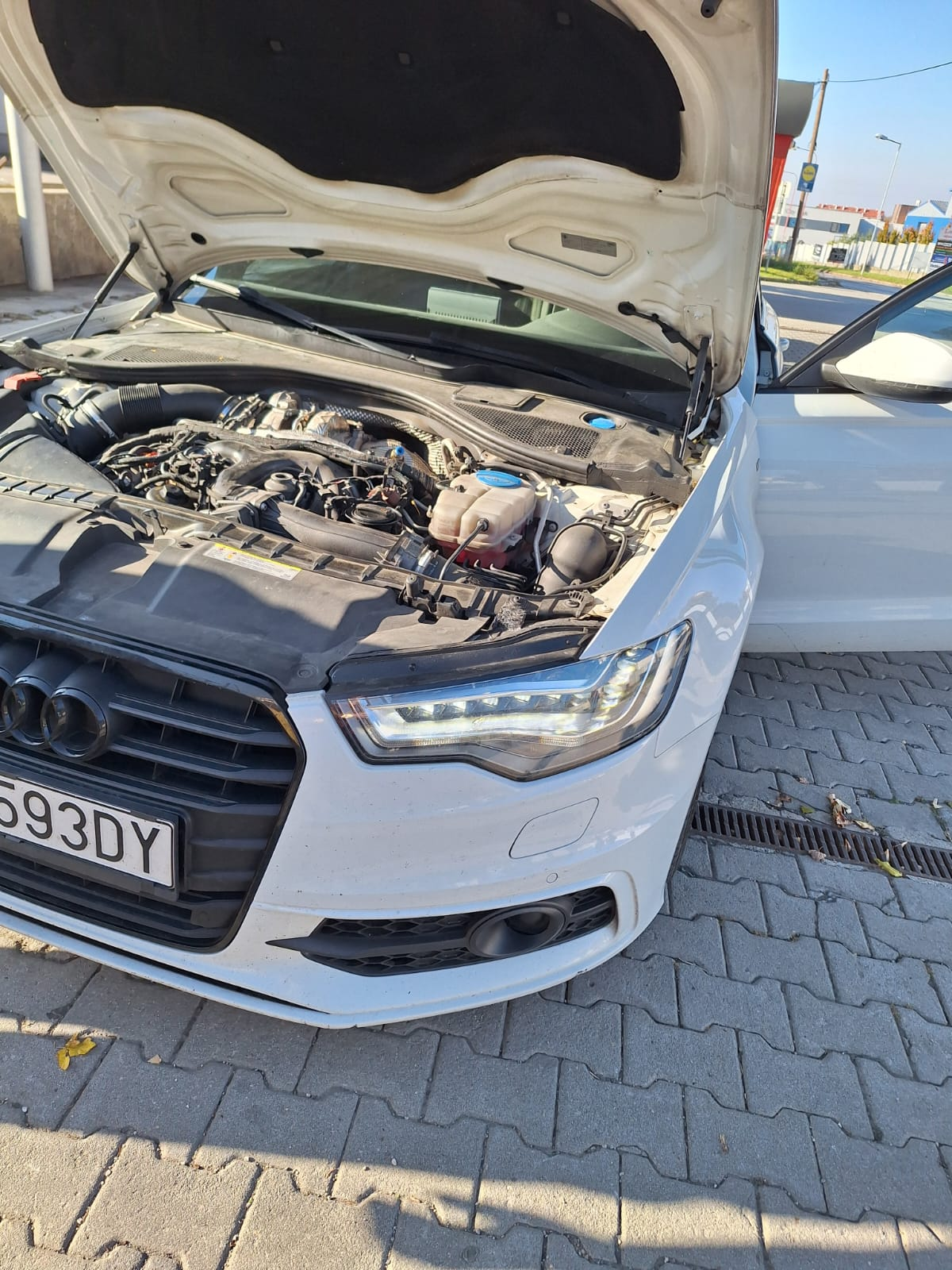 Vyčistené Audi A6 po procese čistenia DPF