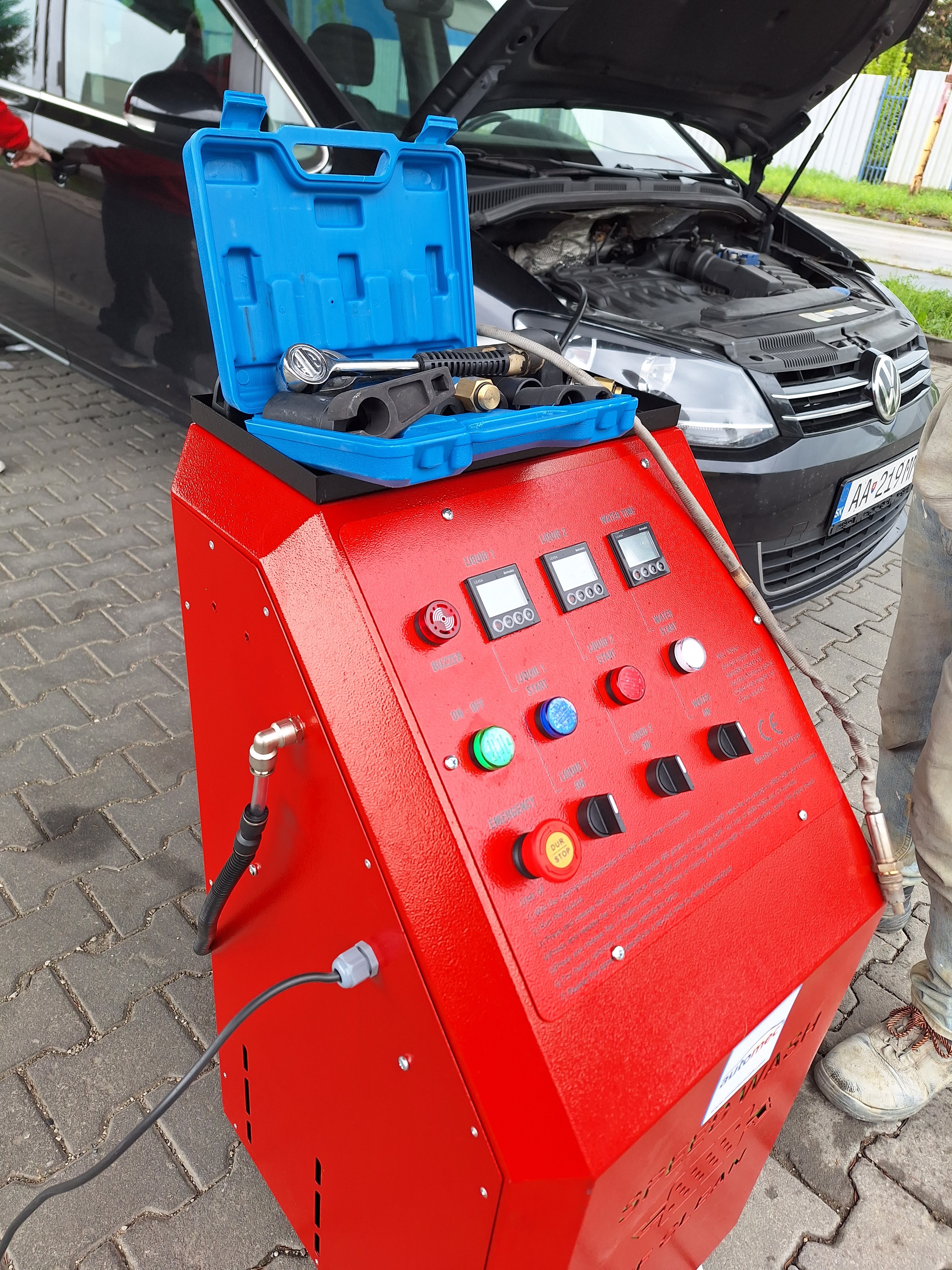 Čistiaci stroj DPF filtrov