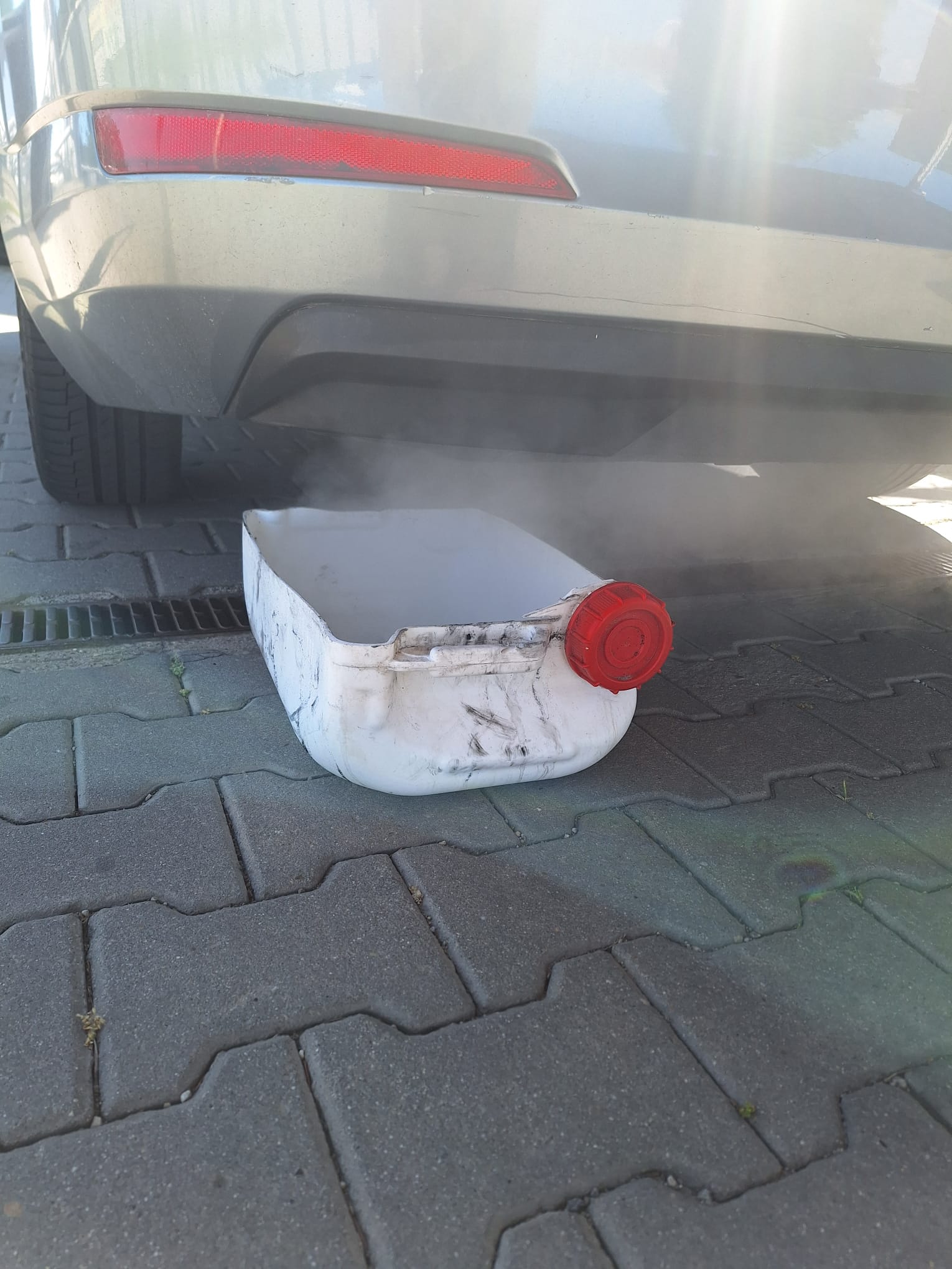 Cleaning foam result