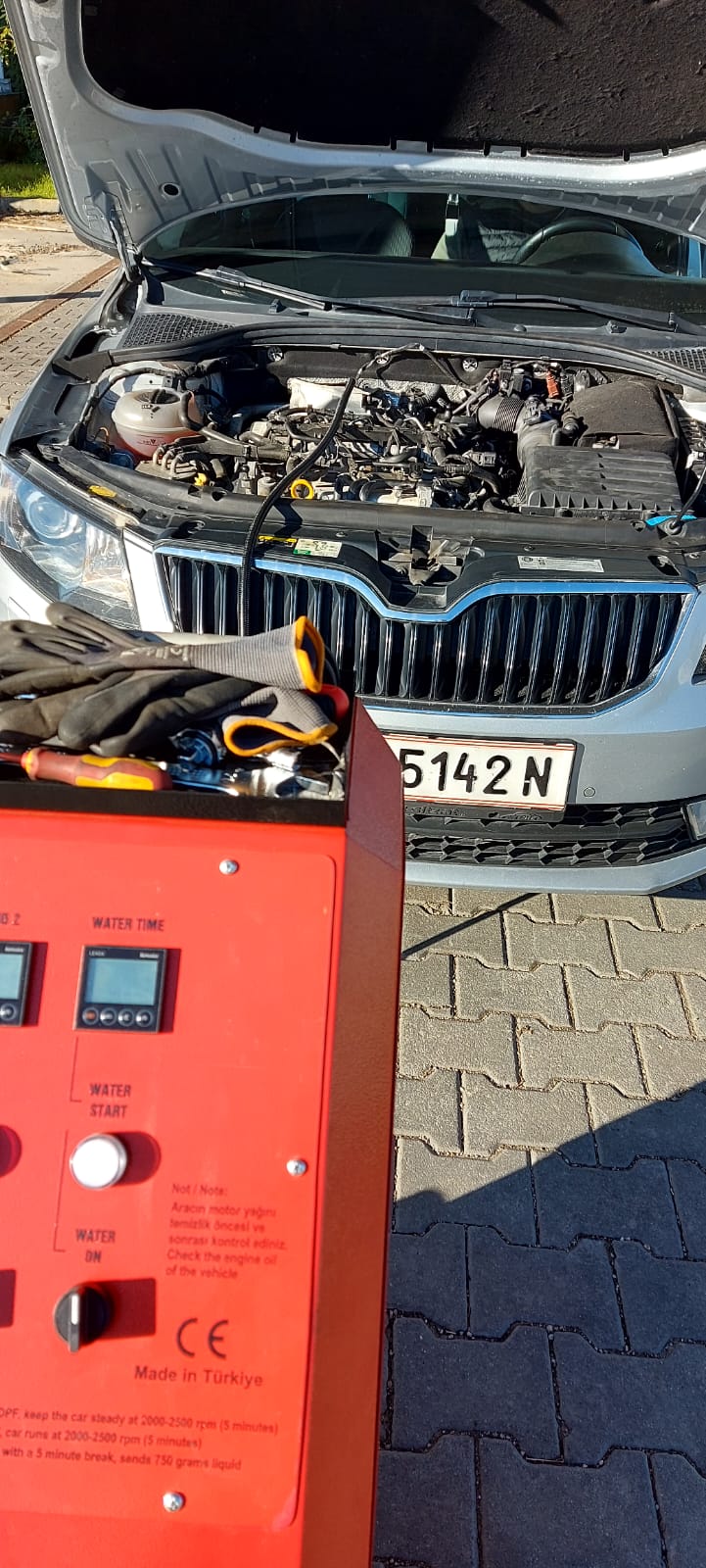 Škoda počas čistenia DPF filtra s čistiacim zariadením